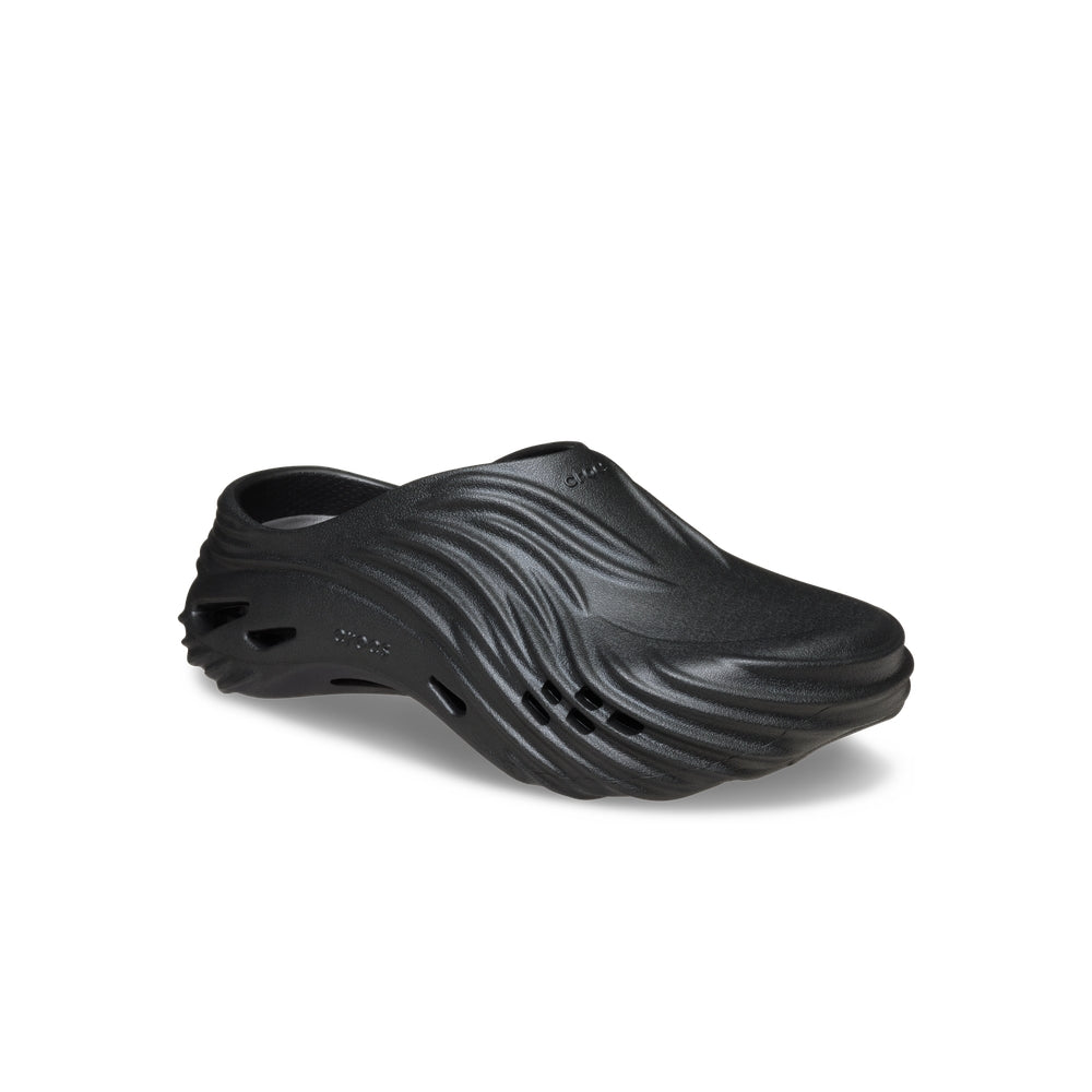 Giày Clog Unisex Crocs Echo Wave - Black/Black