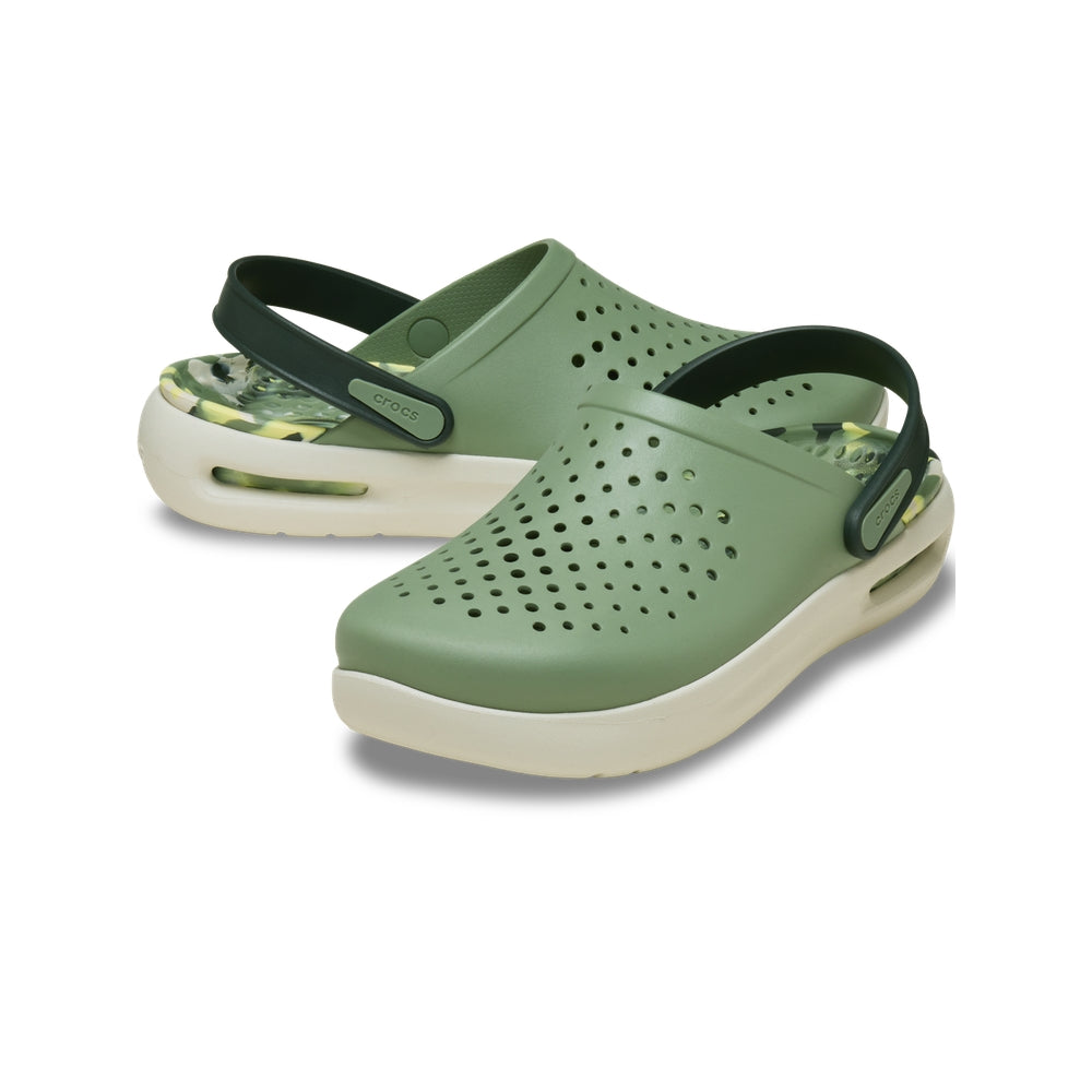 Giày Clog Unisex Crocs InMotion Marbled - Moss