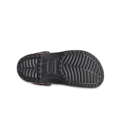 Giày Clog Unisex Crocs Printed Camo Classic - Black/Red