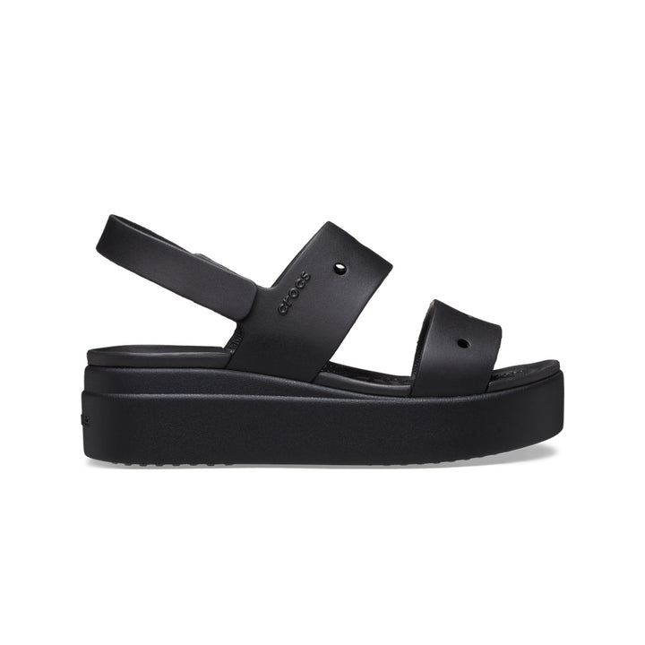 Giày Xăng Đan Nữ Crocs Brooklyn 4U - Black - Crocs™ Việt Nam