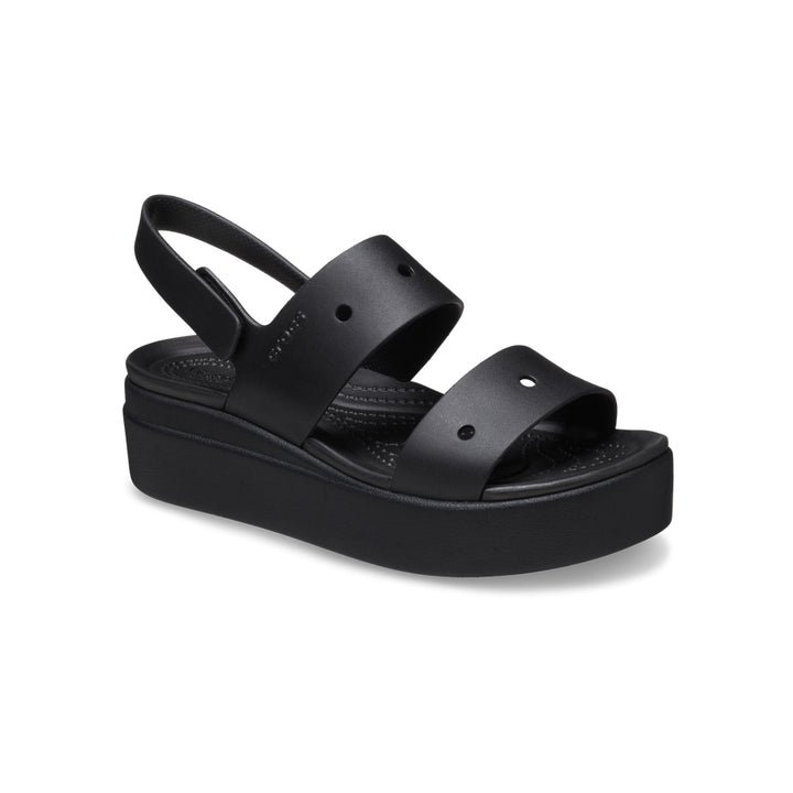 Giày Xăng Đan Nữ Crocs Brooklyn 4U - Black - Crocs™ Việt Nam