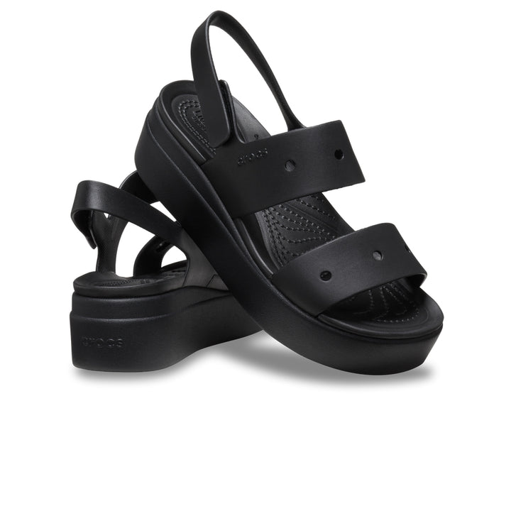 Giày Xăng Đan Nữ Crocs Brooklyn 4U - Black - Crocs™ Việt Nam