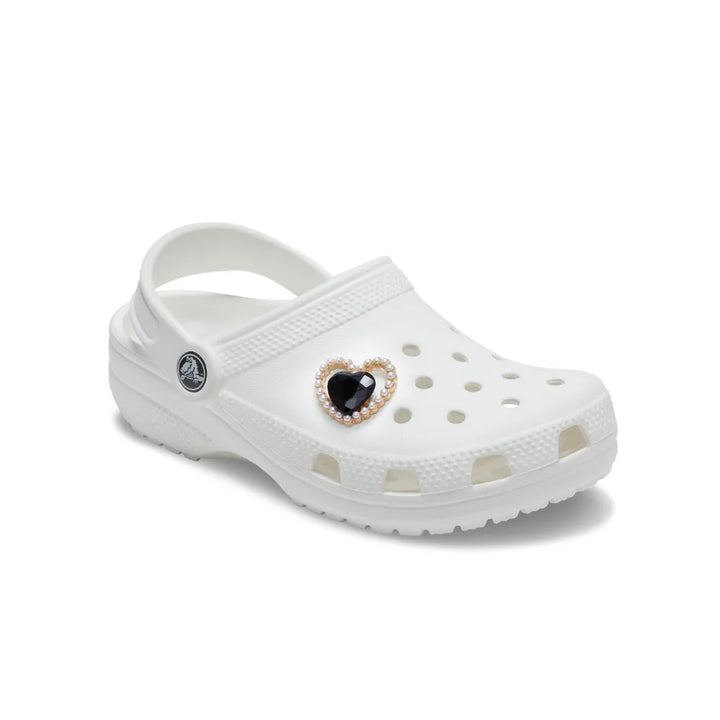 Jibbitz™ Charm Black Gem Pearl Heart - Crocs™ Việt Nam