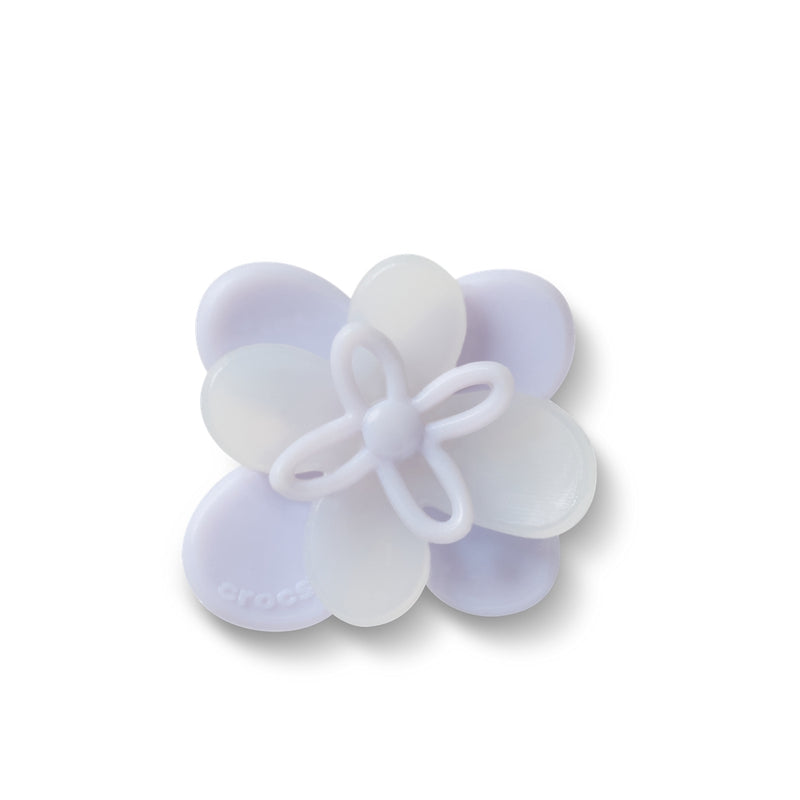 Jibbitz™ Charm Blooming Light Blue Flower