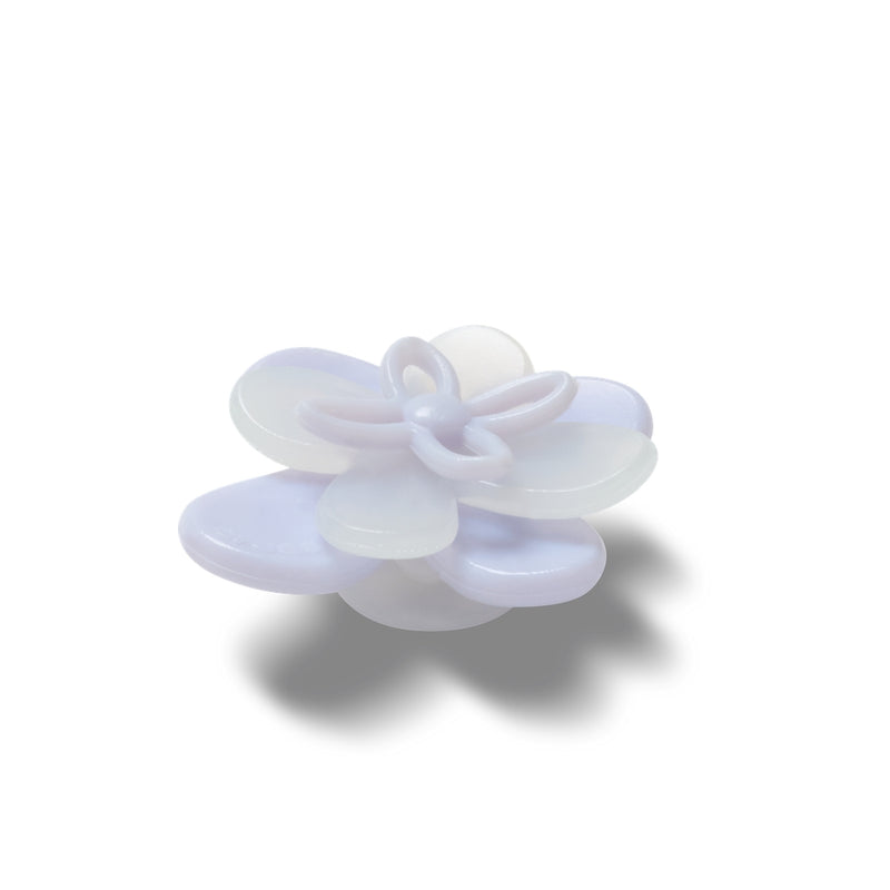 Jibbitz™ Charm Blooming Light Blue Flower