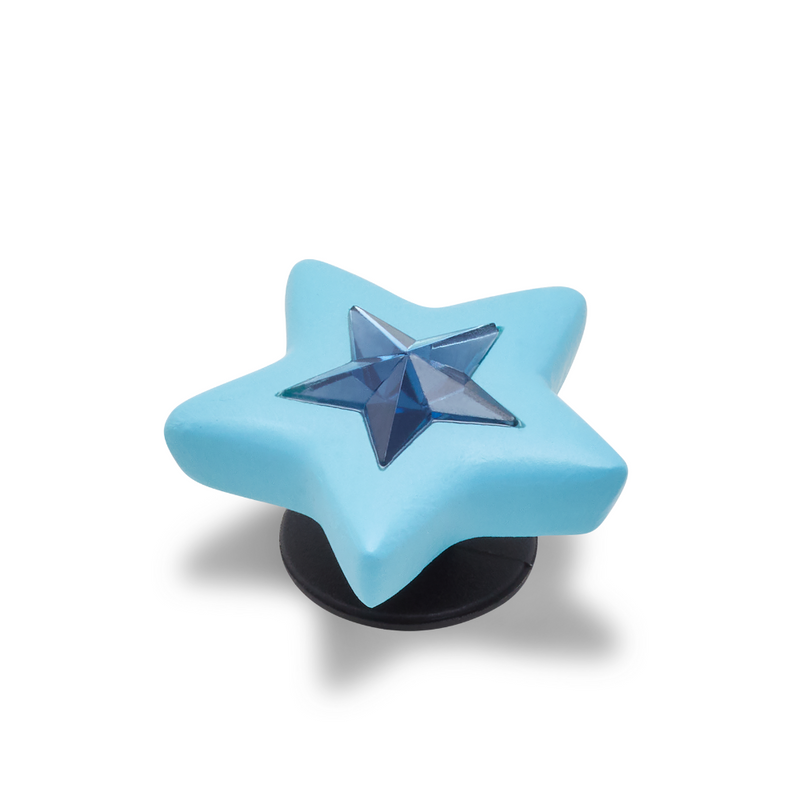Jibbitz™ Charm Blue Star With Gem