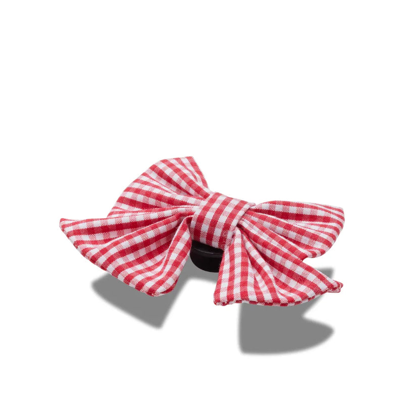 Jibbitz™ Charm Cherry Gingham Bow