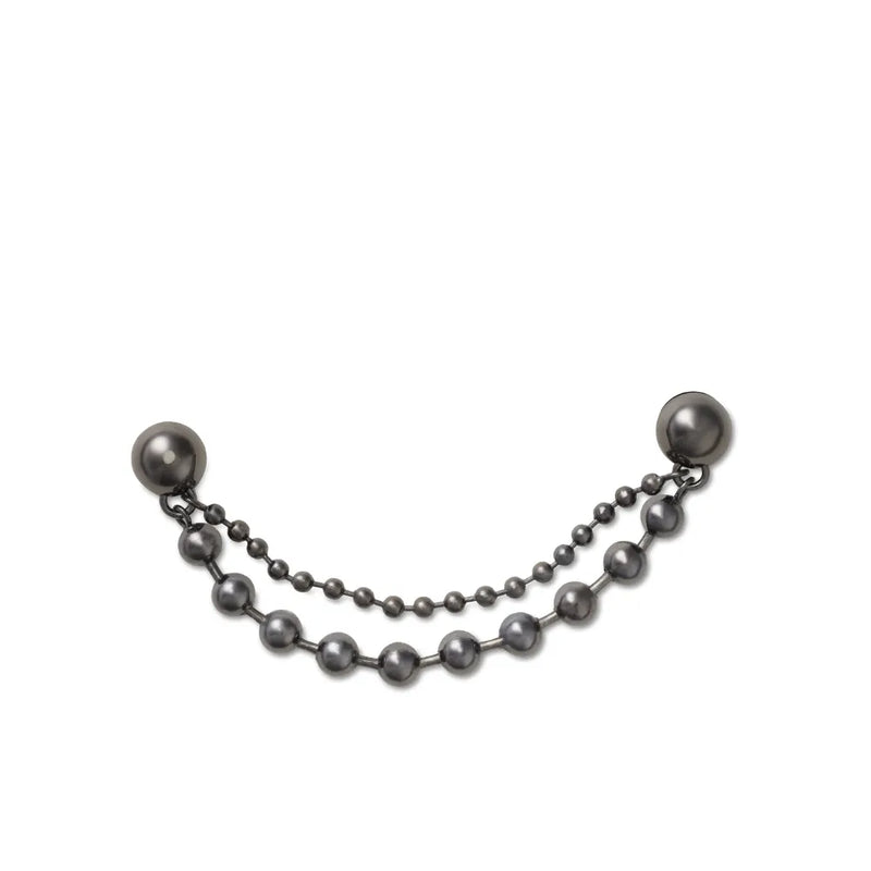 Jibbitz™ Charm Double Black Gem Chain