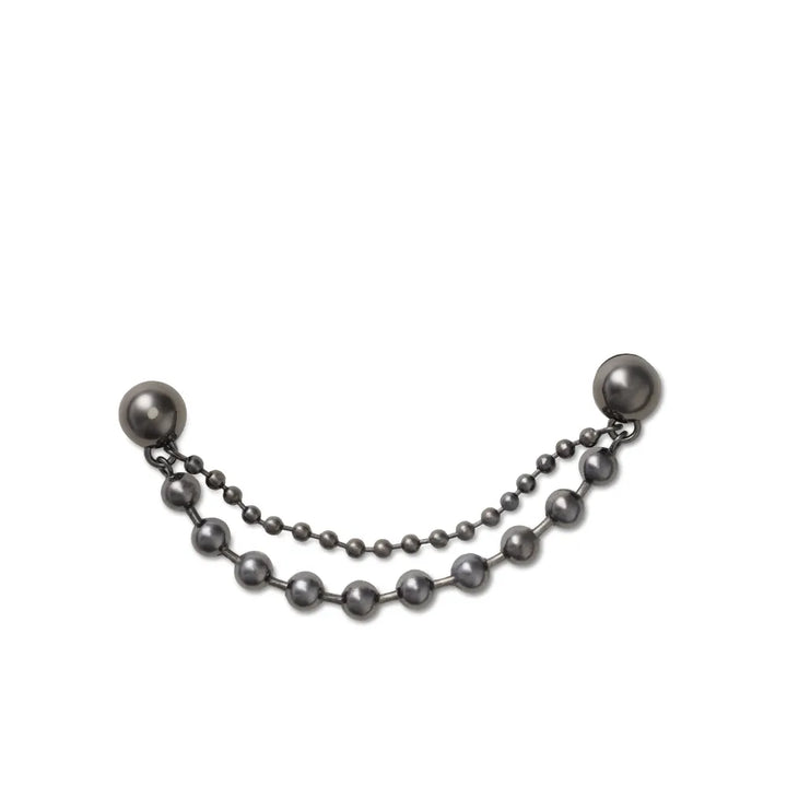 Jibbitz™ Charm Double Black Gem Chain - Crocs™ Việt Nam