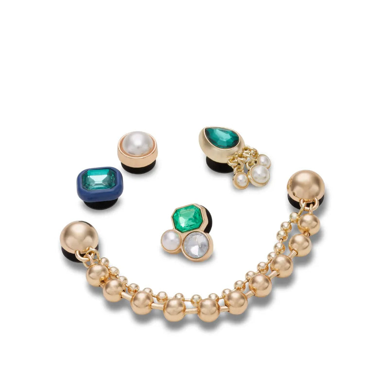 Jibbitz™ Charm Emerald Pearl Gem