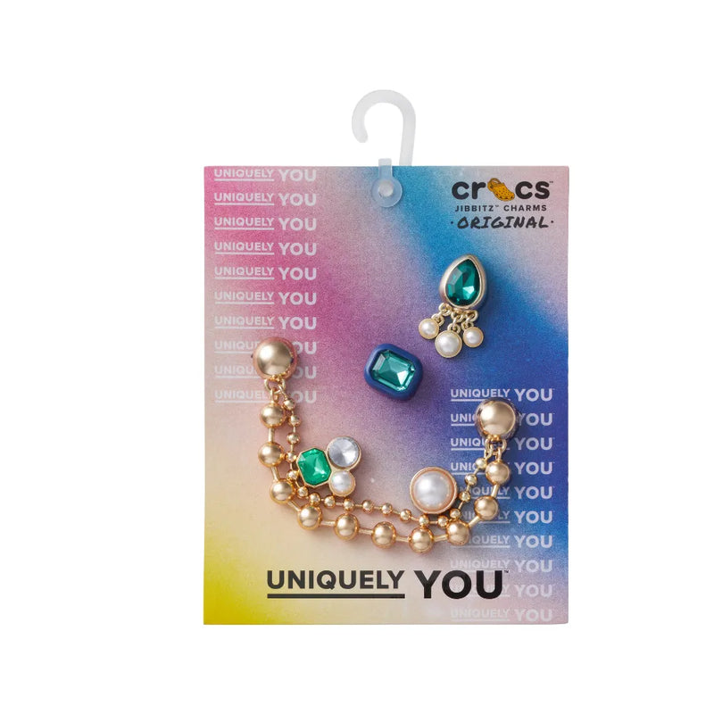 Jibbitz™ Charm Emerald Pearl Gem