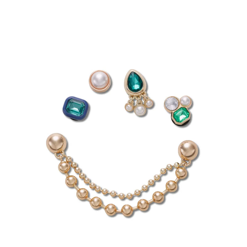 Jibbitz™ Charm Emerald Pearl Gem