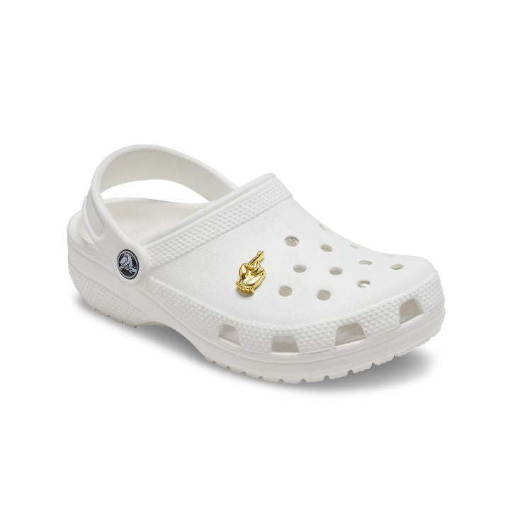Jibbitz™ Charm Gold Fingers Crossed - Crocs™ Việt Nam