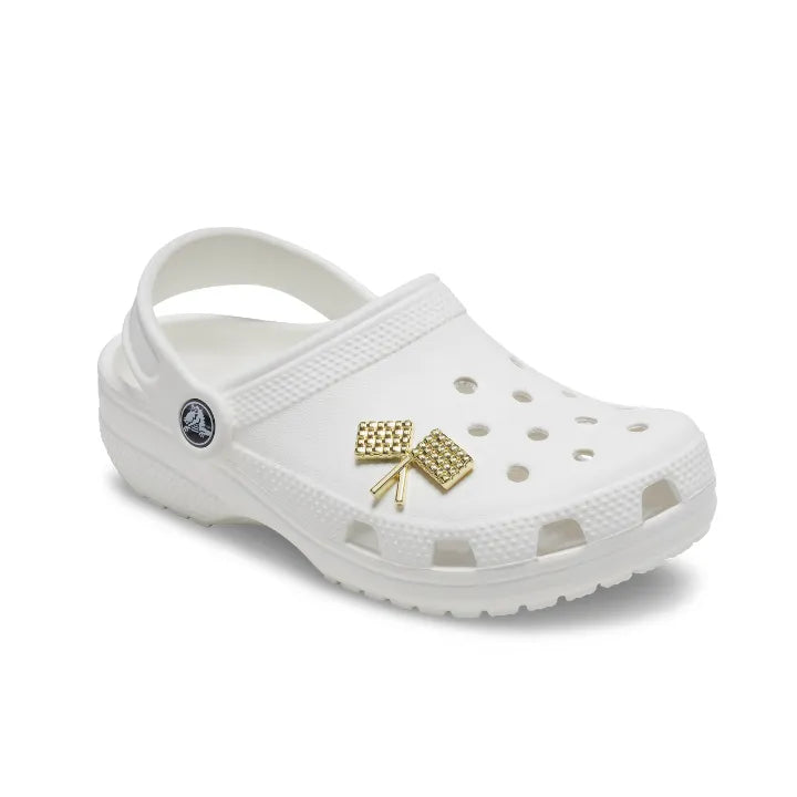 Jibbitz™ Charm Gold Kart Flags - Crocs™ Việt Nam