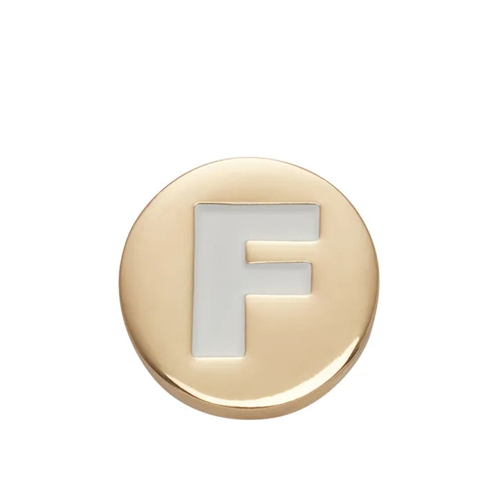 Jibbitz™ Charm Gold Letter F - Crocs™ Việt Nam