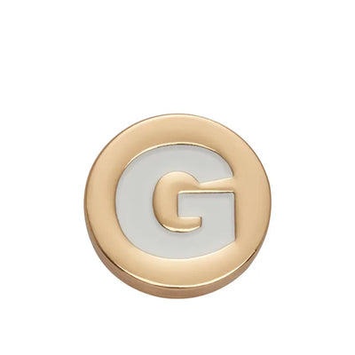 Jibbitz™ Charm Gold Letter G