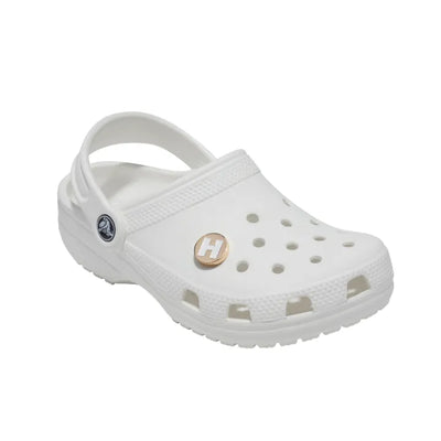 Jibbitz™ Charm Gold Letter H