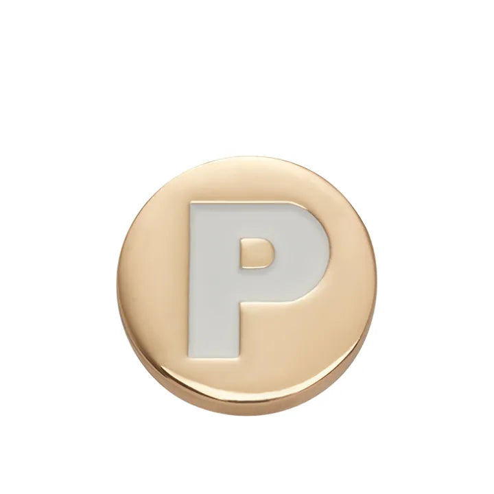 Jibbitz™ Charm Gold Letter P - Crocs™ Việt Nam