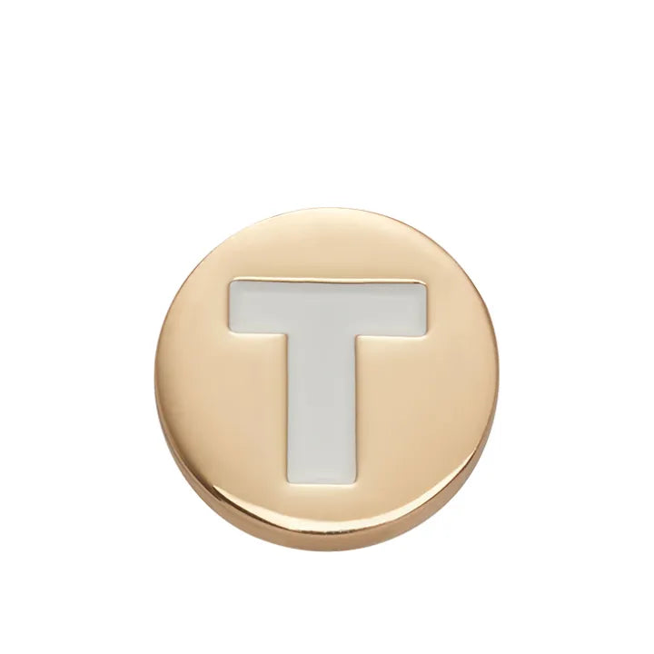 Jibbitz™ Charm Gold Letter T - Crocs™ Việt Nam