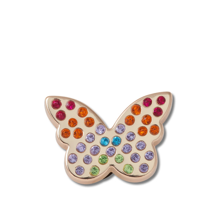 Jibbitz™ Charm Gold Rainbow Encrusted Butterfly - Crocs™ Việt Nam