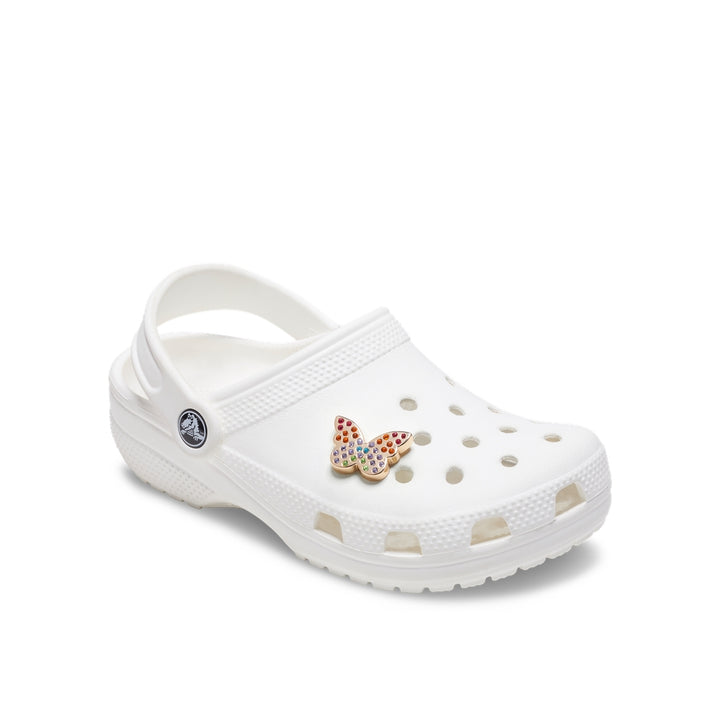 Jibbitz™ Charm Gold Rainbow Encrusted Butterfly - Crocs™ Việt Nam