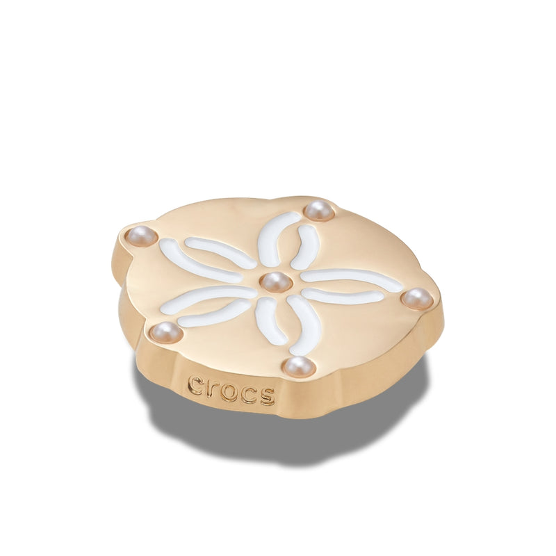 Jibbitz™ Charm Gold Sanddollar