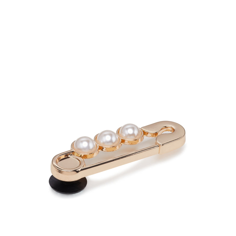 Jibbitz™ Charm Gold And Pearl Safety Pin