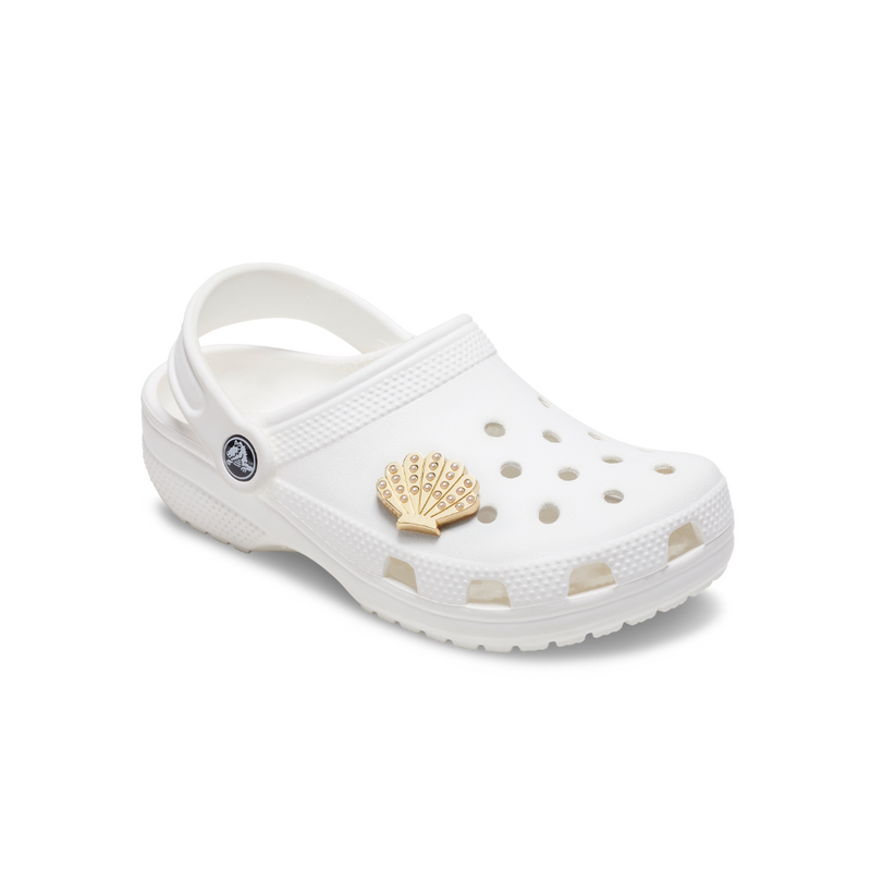 Jibbitz™ Charm Gold And Pearl Seashell