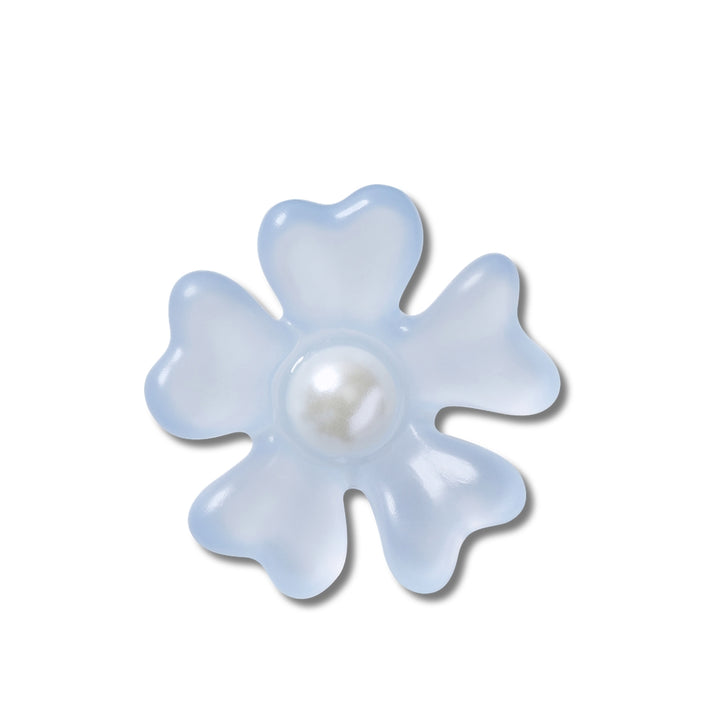Jibbitz™ Charm Gray Matte Pearl Flower - Crocs™ Việt Nam