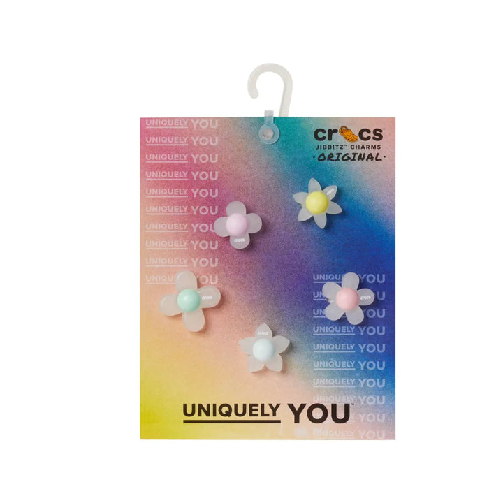 Jibbitz™ Charm Iridescent Flowers Colorful Center - Crocs™ Việt Nam