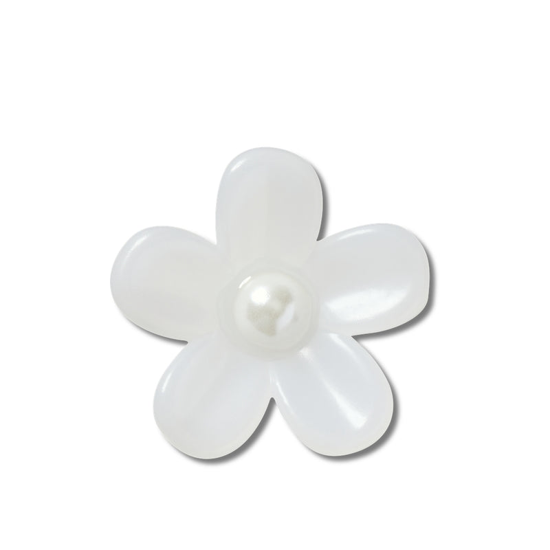 Jibbitz™ Charm Matte Pearl Flower