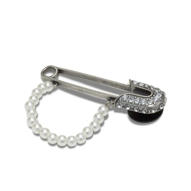 Jibbitz™ Charm Pearl Chain Safety Pin