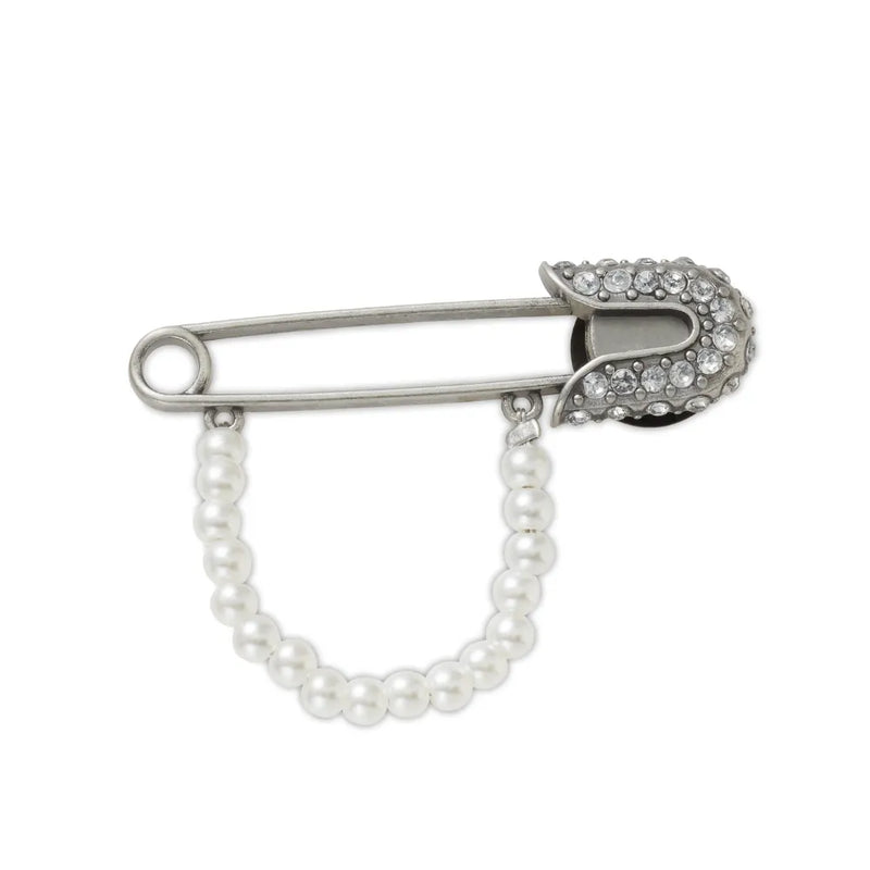 Jibbitz™ Charm Pearl Chain Safety Pin
