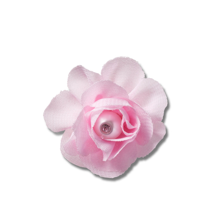 Jibbitz™ Charm Pink Fabric Flower With Pearl - Crocs™ Việt Nam