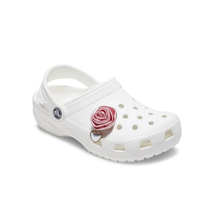 Jibbitz™ Charm Pink Rose With Pearl Drop - Crocs™ Việt Nam