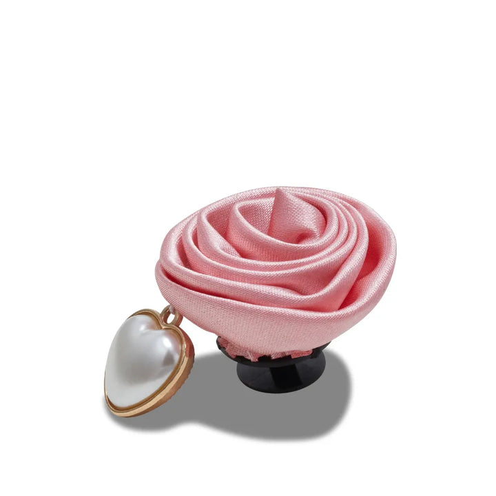 Jibbitz™ Charm Pink Rose With Pearl Drop - Crocs™ Việt Nam