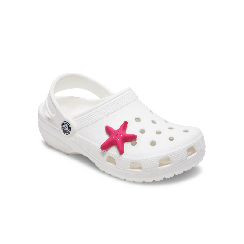 Jibbitz™ Charm Pink Starfish With Gems