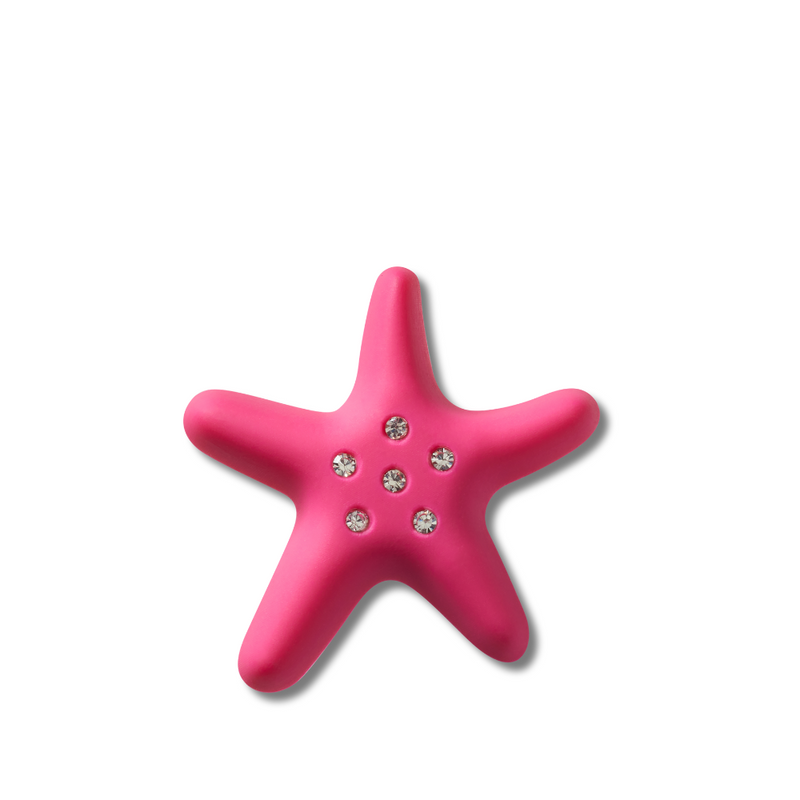 Jibbitz™ Charm Pink Starfish With Gems