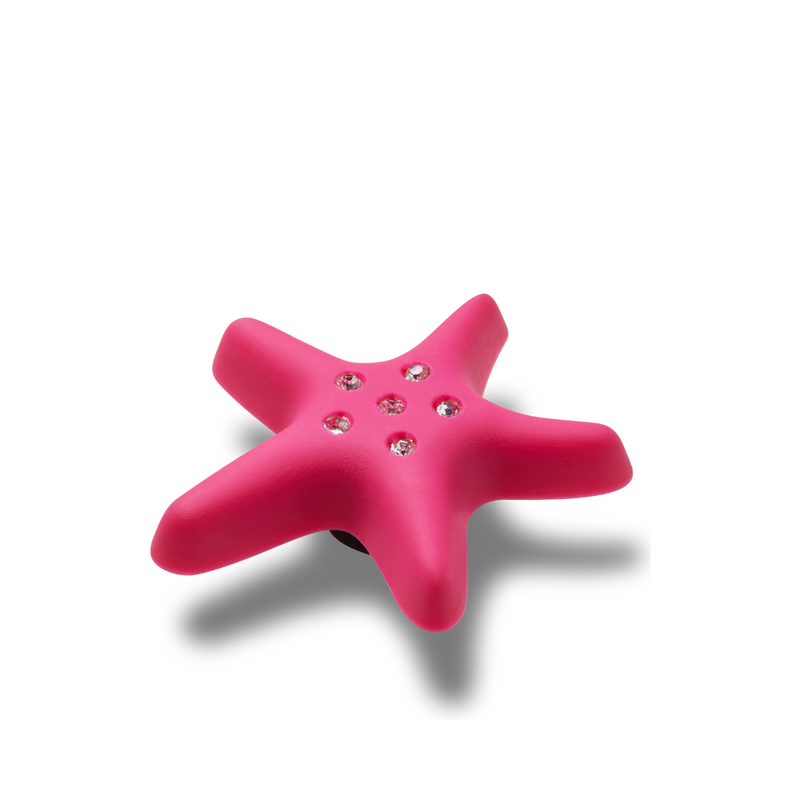 Jibbitz™ Charm Pink Starfish With Gems