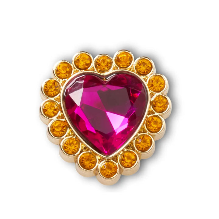 Jibbitz™ Charm Pink Studded Heart - Crocs™ Việt Nam