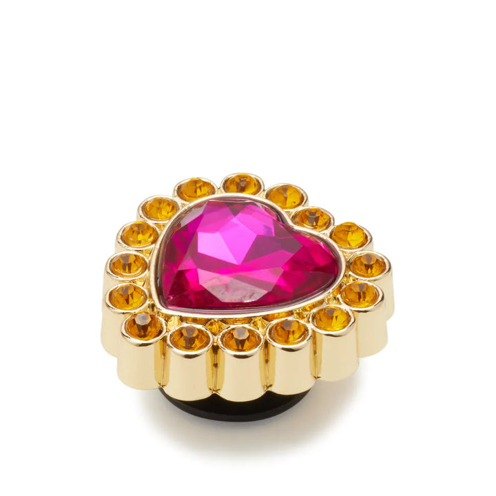 Jibbitz™ Charm Pink Studded Heart - Crocs™ Việt Nam