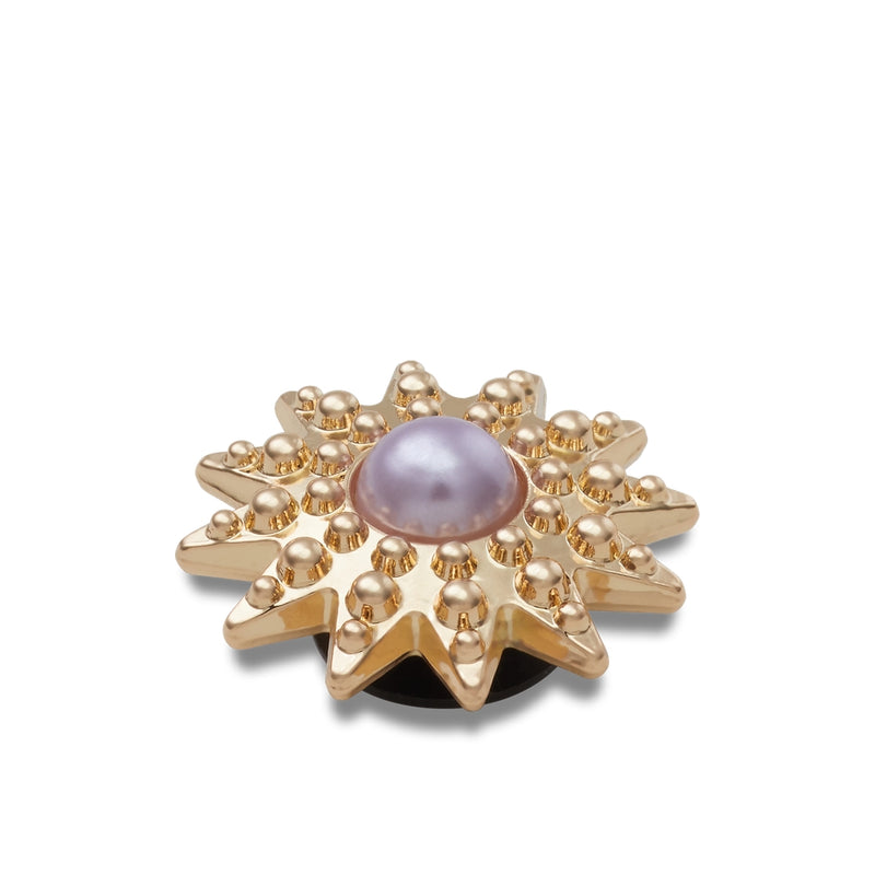 Jibbitz™ Charm Purple Pearl Starburst