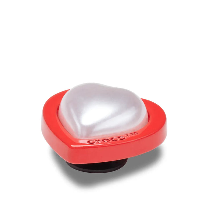 Jibbitz™ Charm Red And Pearl Heart - Crocs™ Việt Nam