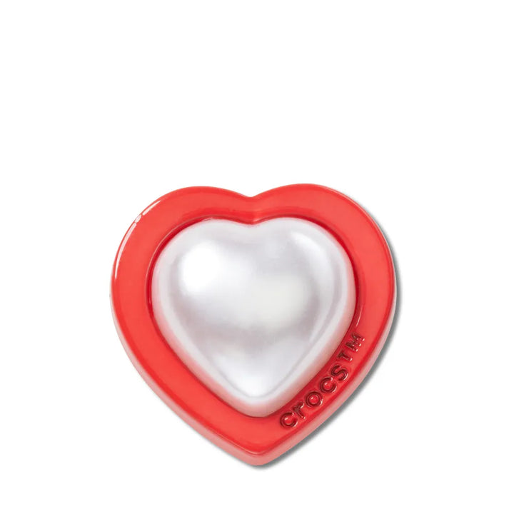 Jibbitz™ Charm Red And Pearl Heart - Crocs™ Việt Nam