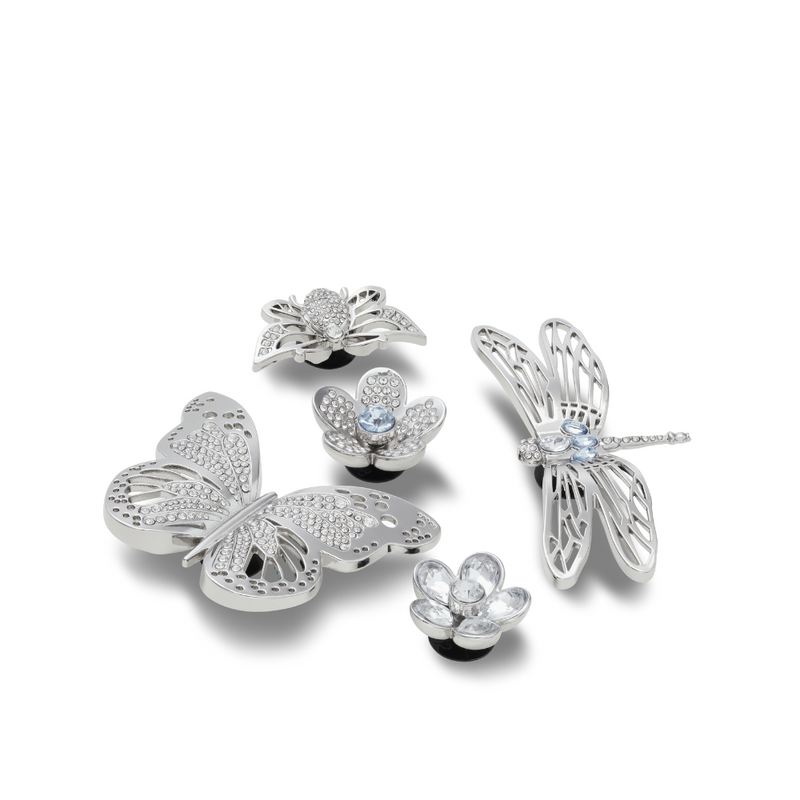 Jibbitz™ Charm Silver Garden