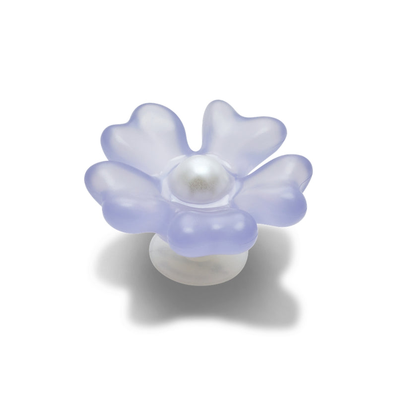 Jibbitz™ Charm Tiny Gray Matte Pearl Flower
