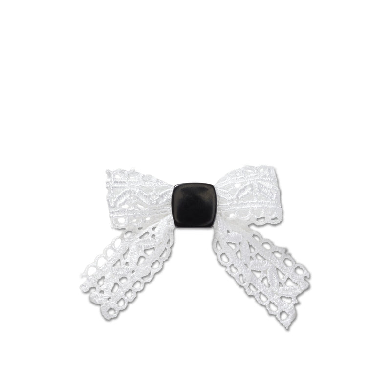 Jibbitz™ Charm White Lace Bow