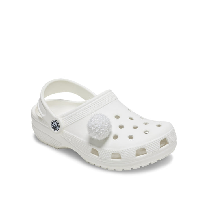 Jibbitz™ Charm White Metallic Puff Ball - Crocs™ Việt Nam