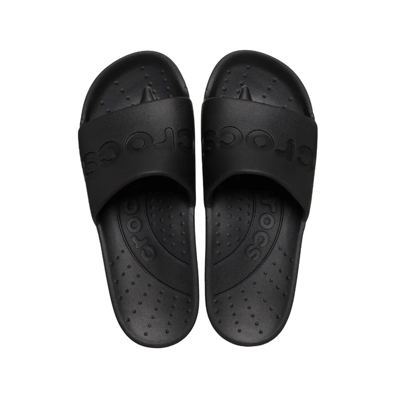 Dép quai ngang Unisex Crocs Slide - Black