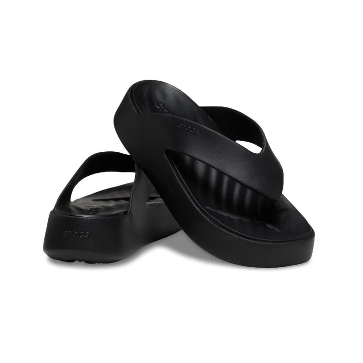 Dép Xỏ Ngón Nữ Crocs Getaway Platform - Black - Crocs™ Việt Nam